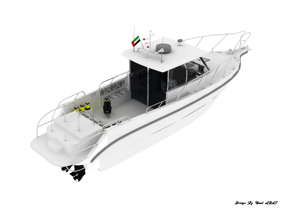 Diving 35-Pilot Cabin - Diving boat design
