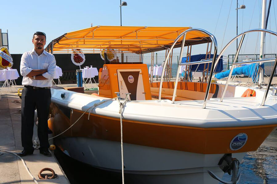 Boat design work by Umut Aras