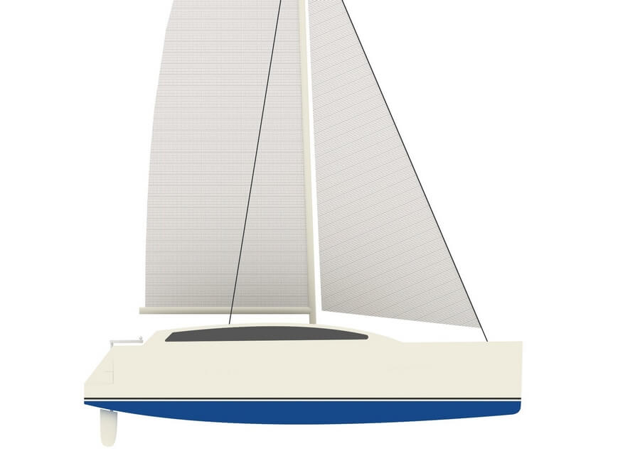 body plan catamaran